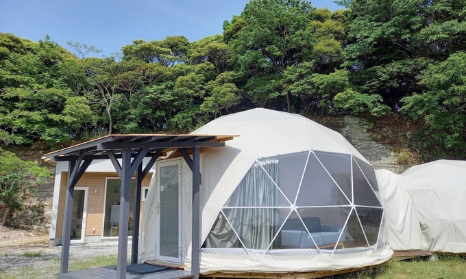 Isumi RV Rental | Luxury Dome Couple Plan Private shower toilet /Isumi City Chiba