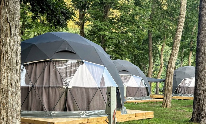 Gilboa Cabin | Luxury Dome Glamping in the Heart of the Catskills