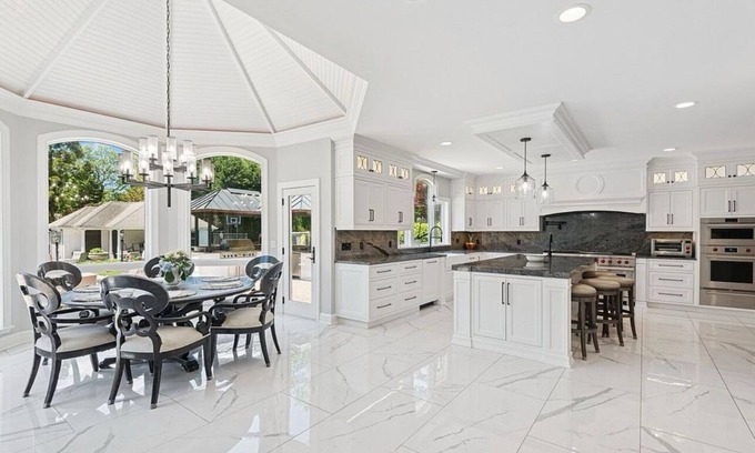 Smithtown House | Luxury Estate w. Heated Pool, Movie Theater & Resort Yard! Minutes to Ryder Cup