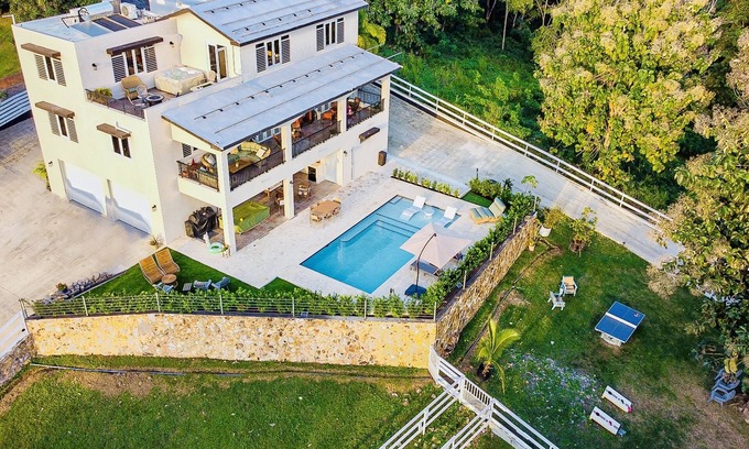 Mameyes I Villa | Luxury Estate with Heated Pool & el Yunque Views
