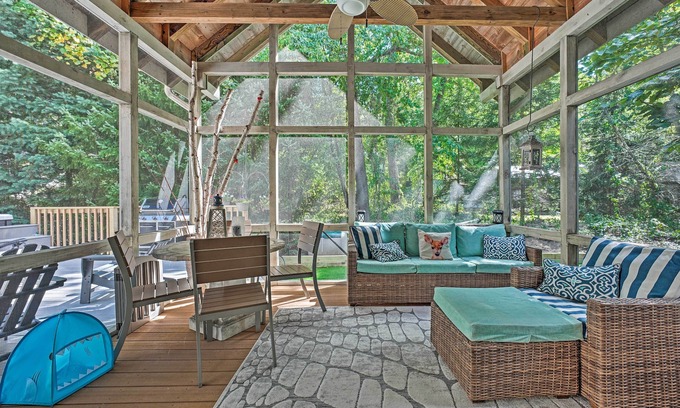 Michiana House | Luxury Family Home w/Deck, Swim Spa & Grill!