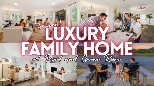 Thompson's Station House | Luxury Farm House with Game room & Outdoor Retreat