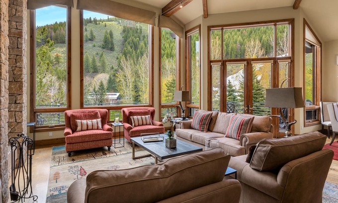 Warm Springs House | Luxury five-bedroom residence steps from Sun Valley lifts