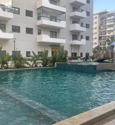 Ain Harrouda Apartment | Luxury fully furnished one bedroom next to zenata beach with free access to the pool