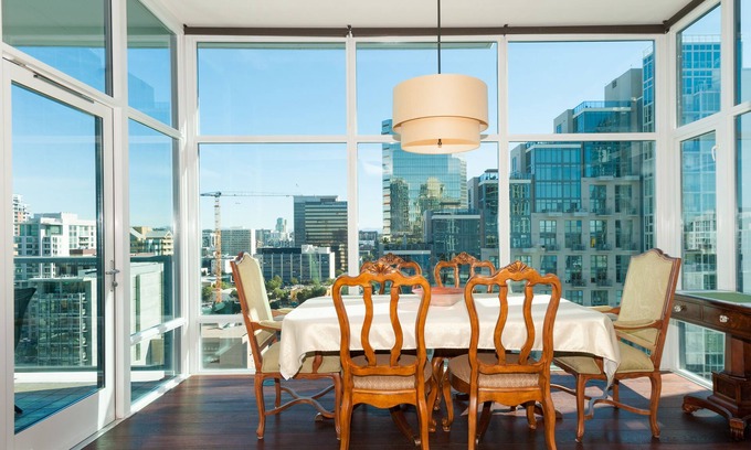 Downtown San Diego Condo | Luxury furnished 2B/2BA, stunning views, premier Little Italy boutique high rise