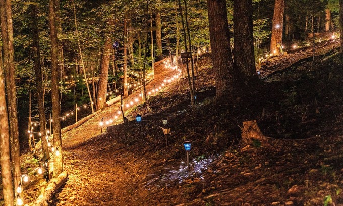 Sevierville RV Rental | Luxury Glamping, private, romantic, cozy, heated - tent 1