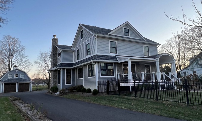 Succasunna House | Luxury Home on Park, Tesla Charger, Cigar Lounge, Park views