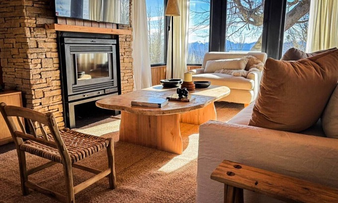 Lanin National Park Ski Chalet | Luxury home Ski in/out in Las Pendientes with stuning views