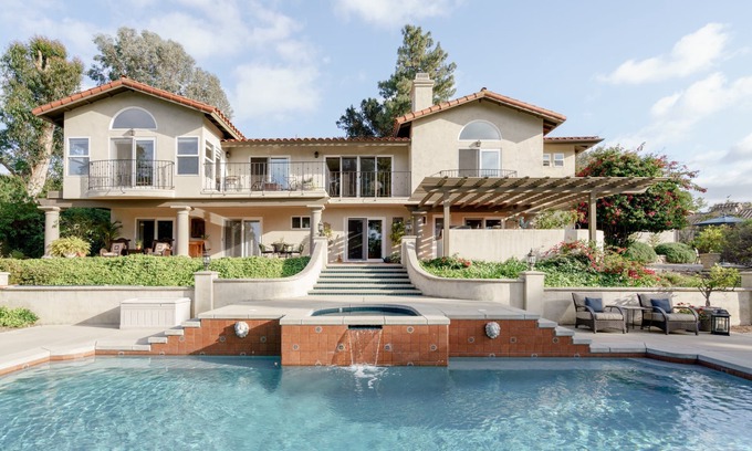 Rancho Bernardo House | Luxury Home with Heated Pool - Spa and Lighted Pickle Ball Court