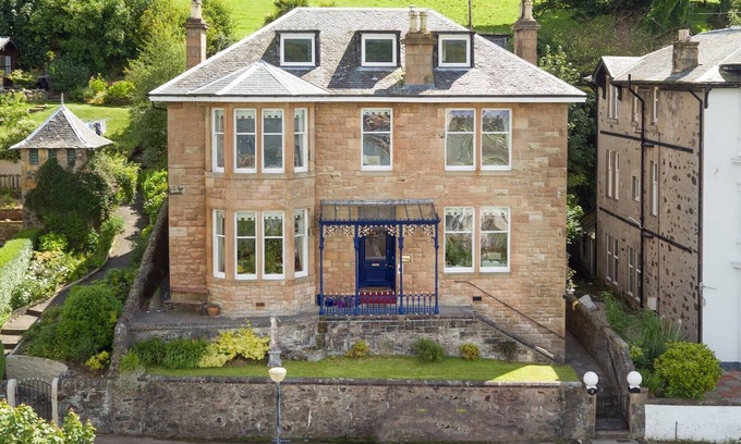 Rothesay House | Luxury home with stunning sea views; perfect for celebrating special occasions.