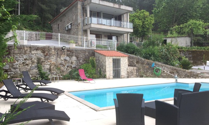 Mafamude House | Luxury house with private pool and panoramic jacuzzi, on the doorstep of Gerês