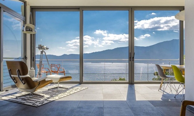 Suna Villa | Luxury Lake Maggiore villa with pool and gym