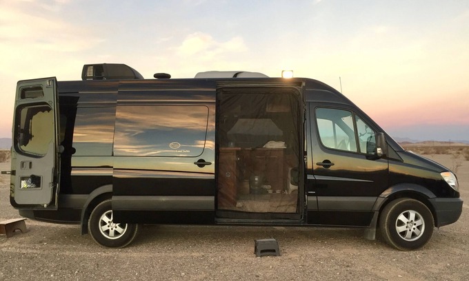 Twentynine Palms House | Luxury Limo Adventure Sprinter for unique Joshua Tree "Glamping" experience.