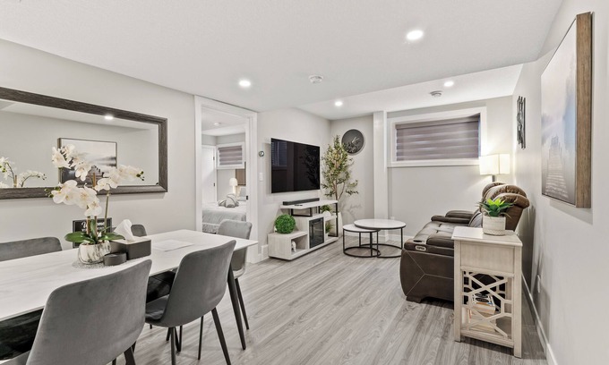 Southwest Calgary Apartment | Luxury Living: Exclusive Legal Suite