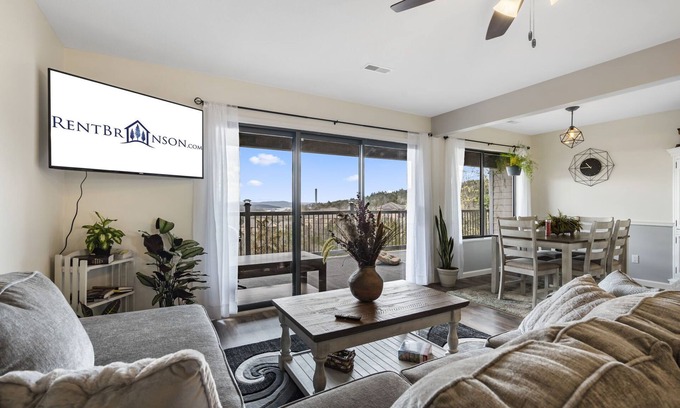Indian Point Condo | Luxury Living: Modern Condo, Private Deck, Stunning Views, Near SDC with Free Tickets!