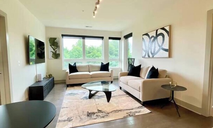 McLean Apartment | Luxury Living | Tysons | Spacious | Balcony