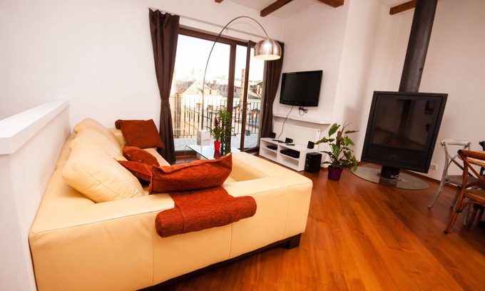 Nove Mesto Apartment | Luxury Loft 2BR, 2BA Penthouse Apartment with Terrace in Prague Old Town