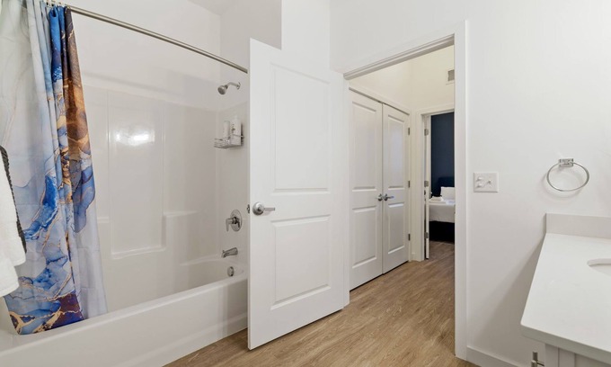 Manchester Apartment | Luxury Loft with Arched Windows Near Downtown and Stadiums