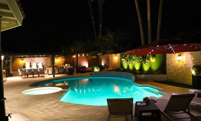 Cathedral City House | Luxury Modern Home POOL, SPA, FIRE PIT. License #16537