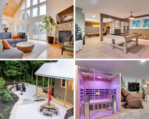 Intervale House | '"Luxury Mountain Getaway'" Sauna, Hot Tub, Massage Chair, Pool Table