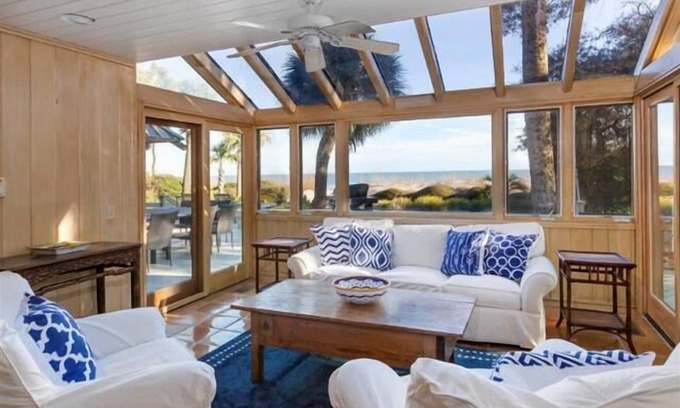 Beach Lagoon House | Luxury Oceanfront Home with Private Pool, Sleeps 15 in the heart of Sea Pines