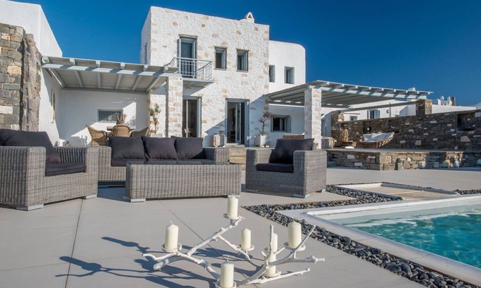 Chrissi Akti Villa | Luxury Paros Villa | Superior Villa | Private Pool | Stunning Interior | 7 BDR.