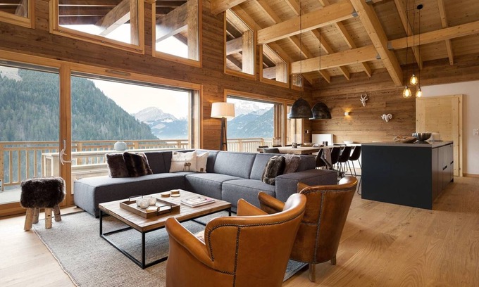 Chatel Apartment | Luxury Penthouse 10 pers - fireplace, near centre and slopes