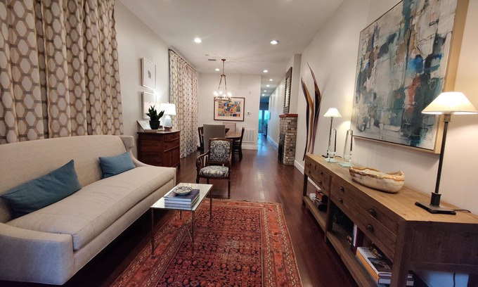 Central Carrollton Association House | Luxury renovation of historic shotgun home