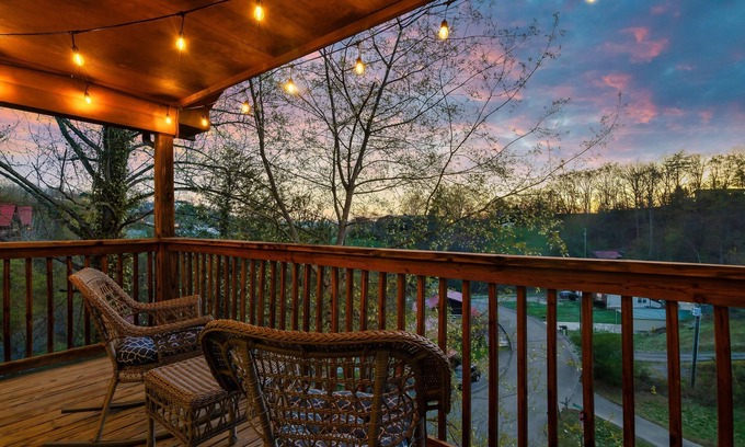 Sevierville Cabin | Luxury Retreat w/Hot Tub, Arcade, Huge Rec Room & Prime Location