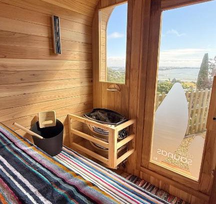Mount Pleasant House | Luxury Retreat with Ocean Views, Sauna & Plunge