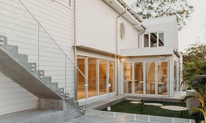 Nelson Bay House | Luxury Retreat with Water Views, Pool & Media Room