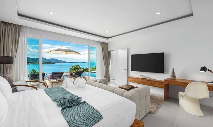 Plai Laem Apartment | Luxury Sea View Apartment AB at UniQue Residences