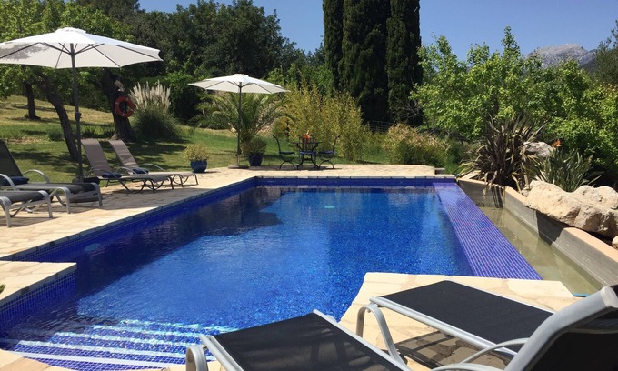 Campanet Villa | Luxury secluded Villa with Infinity Pool &Panoramic view 20 minutes from beaches