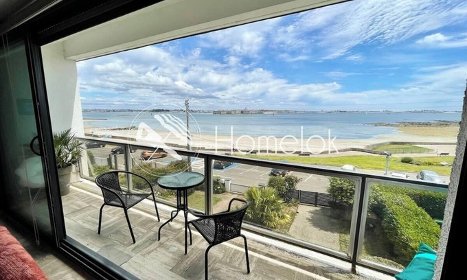 Larmor-Plage Apartment | Luxury T3 standing 2 - Vue mer exceptionnelle 180°