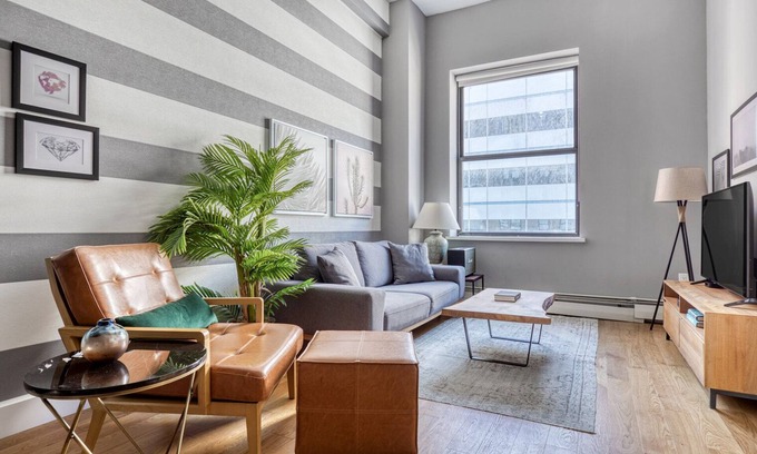 Tribeca Apartment | Luxury Tribeca 1BR w/Gym, Doorman + Roof deck by Blueground
