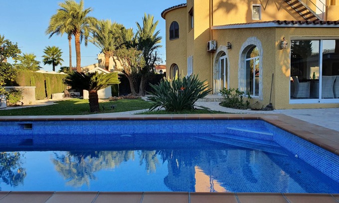 Almadrava Beach Villa | Luxury villa 200 m. on the beach pr. Pool, 1250sqm garden, wellness, BBQ, air conditioning, WiFi