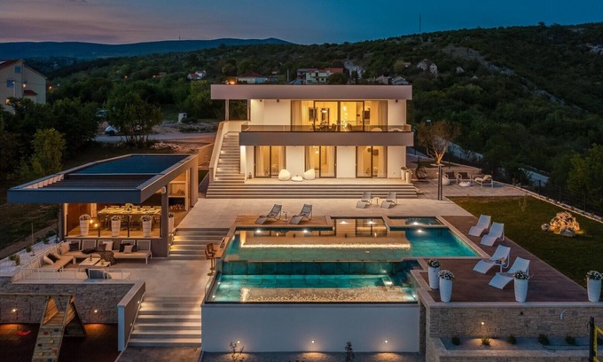 Citluk Villa | Luxury Villa Arya-77sqm heated pool, hot tub,sauna