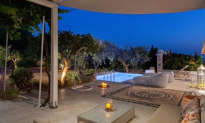 Pefkos Villa | Luxury Villa Mami with 4 Bedrooms and Private Pool close to beach in Pefkos