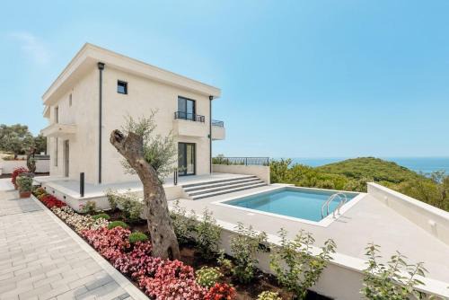 Drobnici Villa | Luxury Villa - New Building with pool and Fantastic Panoramic Sea View