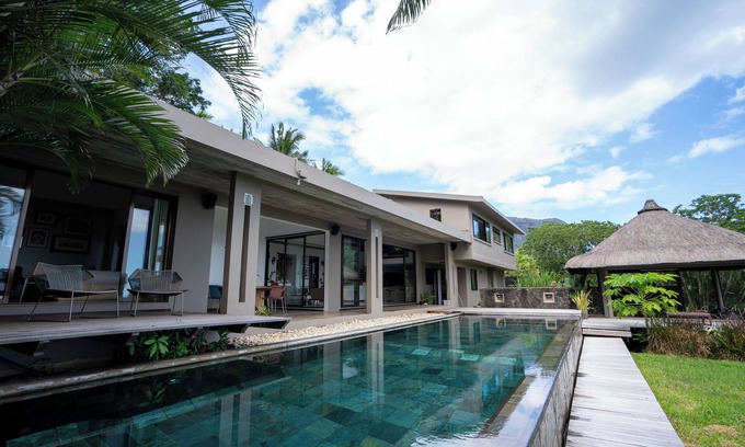 La Mivoie House | Luxury Villa Peaceful, highlights the natural surroundings and tranquility.