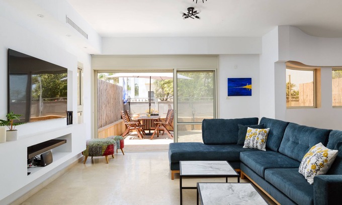 Netanya Villa | Luxury Villa, Terrace with SEA VIEW in the center