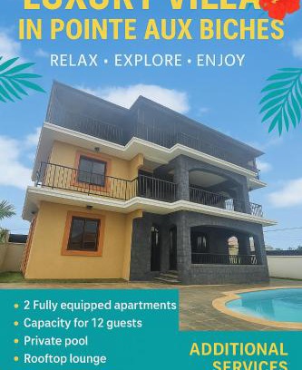 Pointe aux Biches Villa | Luxury Villa With Private Pool & 5 Minutes From The Beach