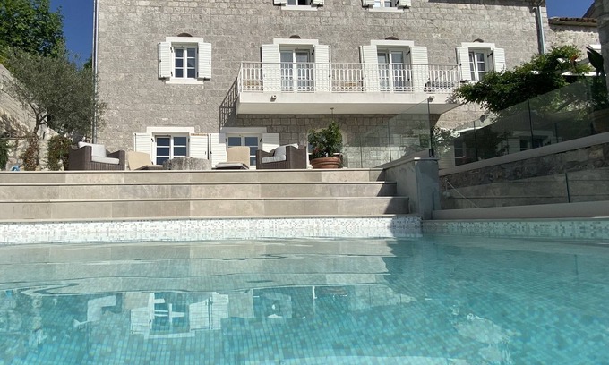 Lustica House | Luxury Villa with private pool, superb panoramic coastal & mountains views