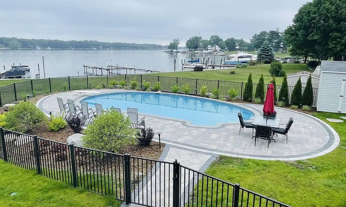 Holland House | Luxury Waterfront Home with Pool and Outdoor Entertaining Area