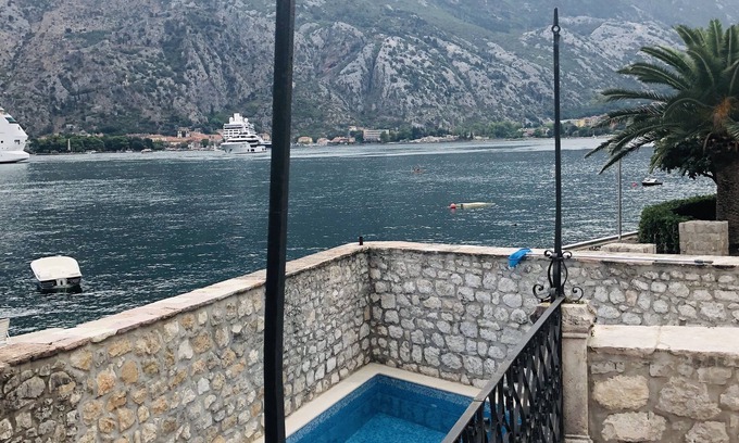 Kotor Old Town Villa | Luxury Waterfront Villa with Private Pool and Private Beach for 12 People