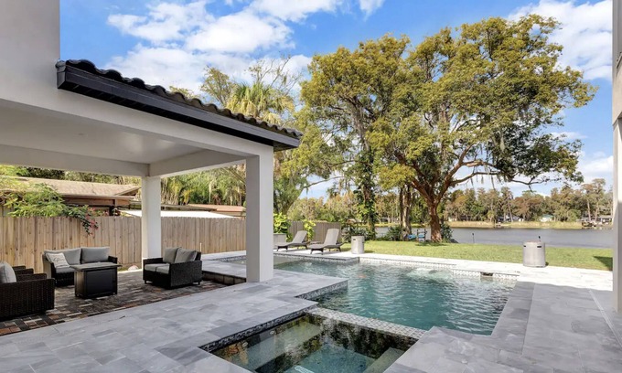 Greater Northdale Villa | Luxury Waterfront Villa w/ Pool, Jacuzzi
