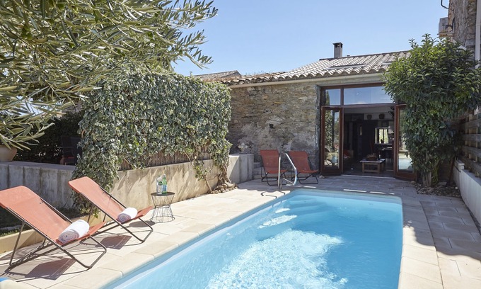 Argens-Minervois Cottage | LUXURY WINEMAKER'S COTTAGE, HEATED POOL, AIR CON, CANAL DU MIDI, near CARCASSONE