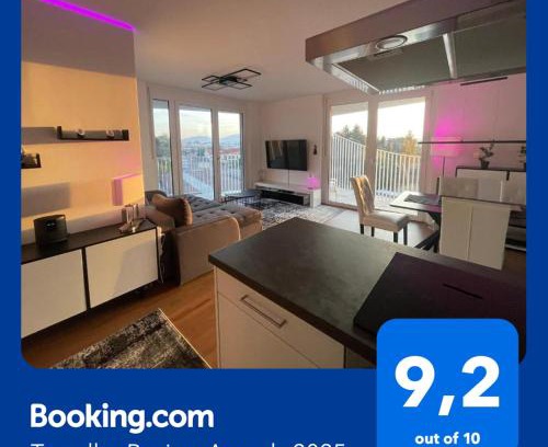 Graz Apartment | Luxusapartment mit 40 qm Terrasse, E-Parkplatz und Parkplatz