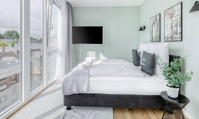 Gladbach Apartment | Mönchengladbach Fliethstr | Suite XL + Sofa Bed