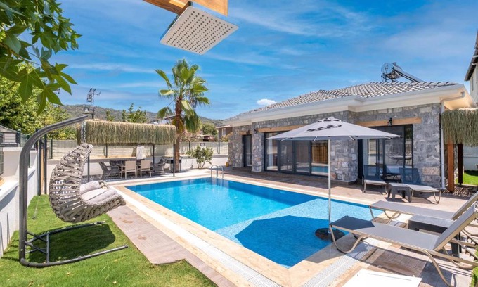 Fethiye Villa | Müstakil havuzlu jakuzili tatil villası